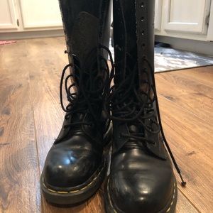 Dr Martens black boots, the original